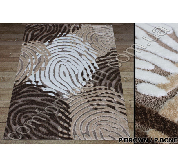 Ковер Luna 2454a brown-bone - Фото 1